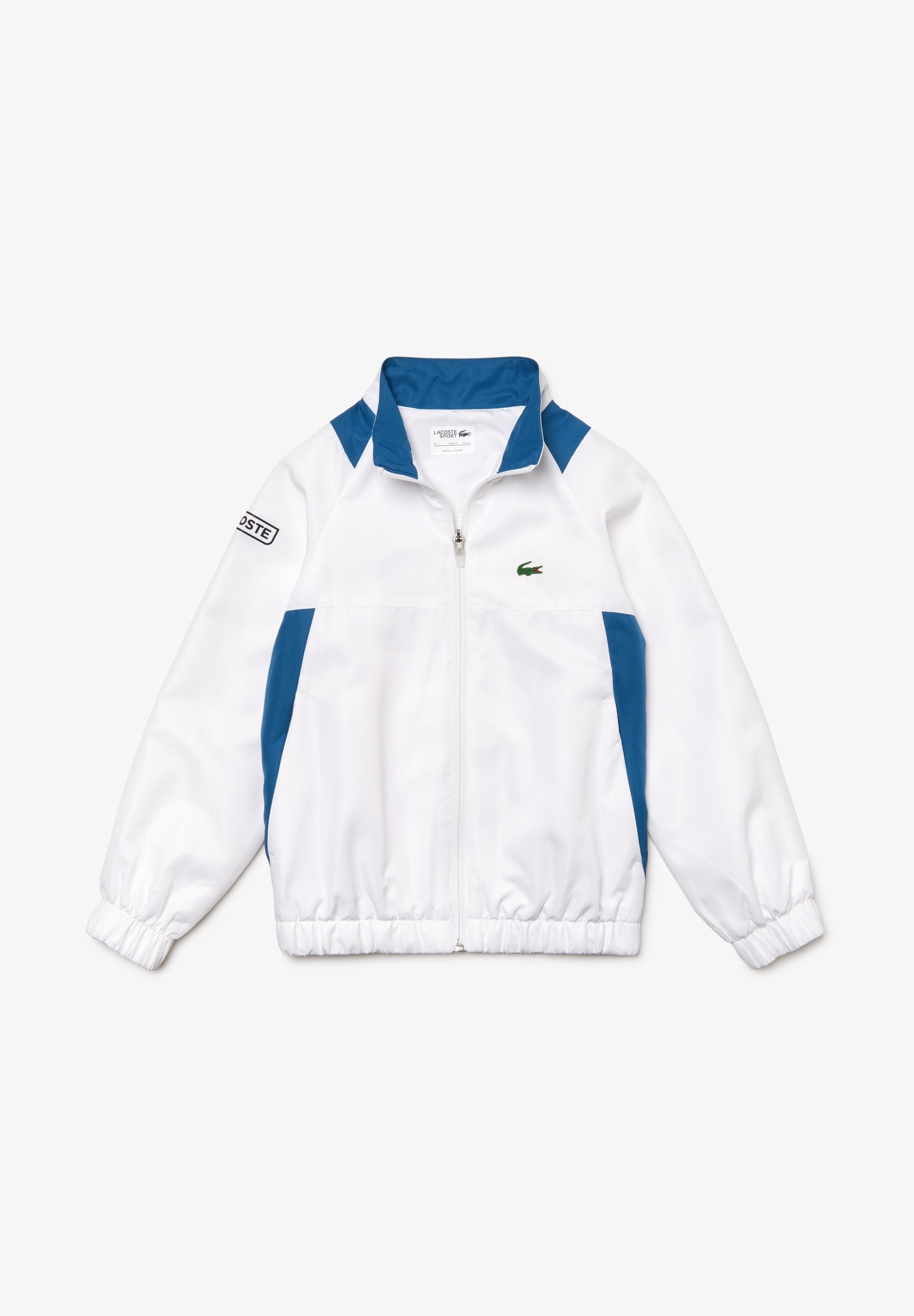 survetement lacoste blanc