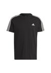 ESSENTIALS SINGLE 3-STRIPES - Camiseta estampada - black   white