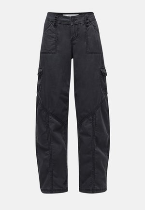 Hollister Co., ADJUSTABLE BAGGY PANT  - Stoffhose - dark grey