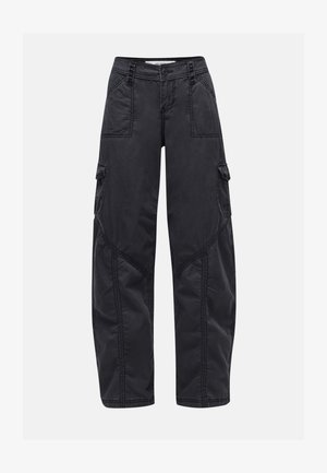 Hollister Co., ADJUSTABLE BAGGY PANT - Παντελόνι - dark grey