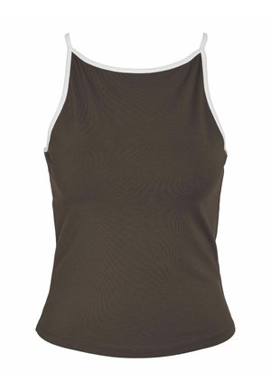 Noisy May, TANK TOP NMELLA - Débardeur - chocolate brown