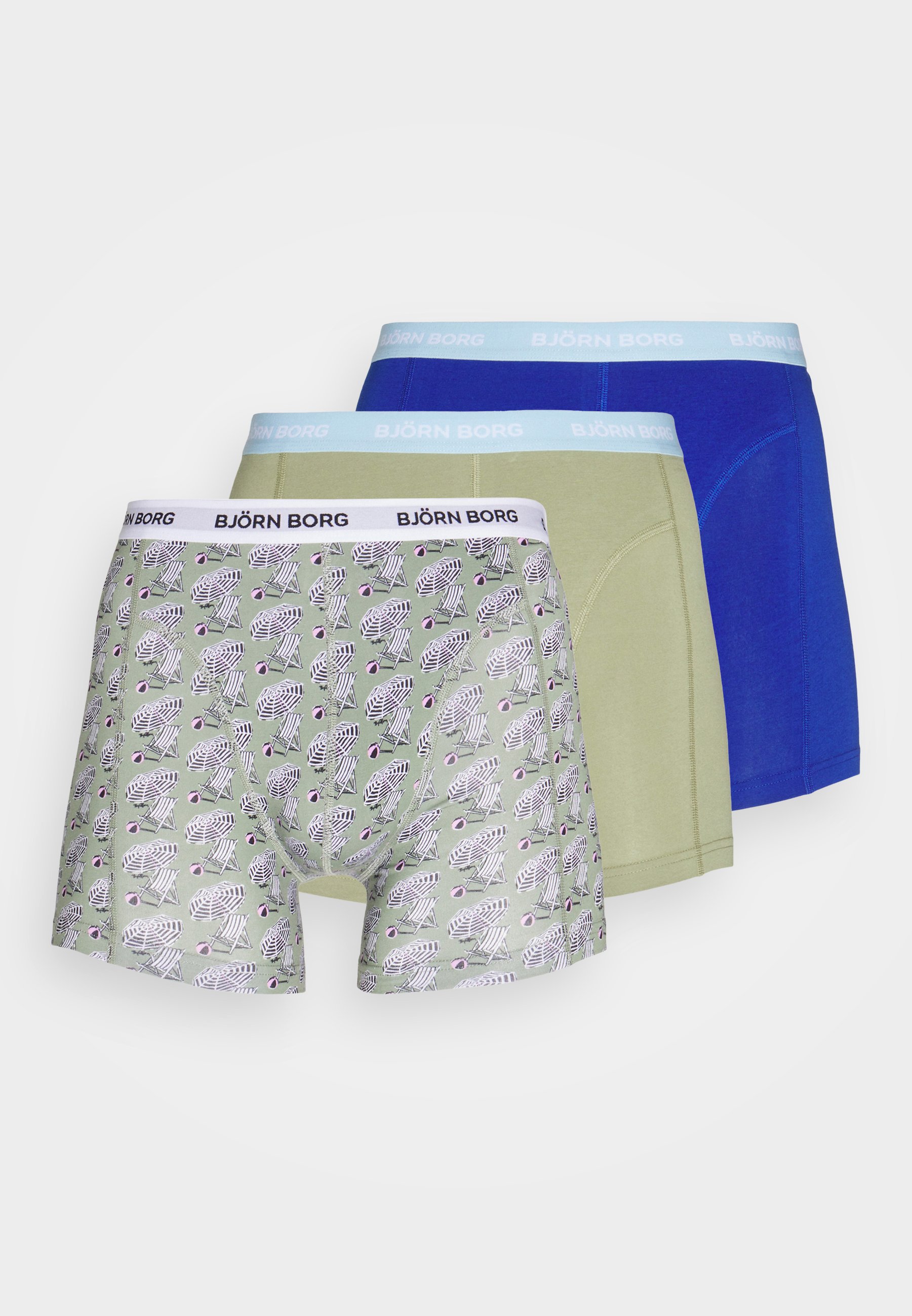 Björn Borg ESSENTIAL 3 PACK - Onderbroeken - blue/blauw - Zalando.nl
