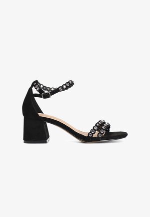 CAFèNOIR, Sandaler m/ skaft - black