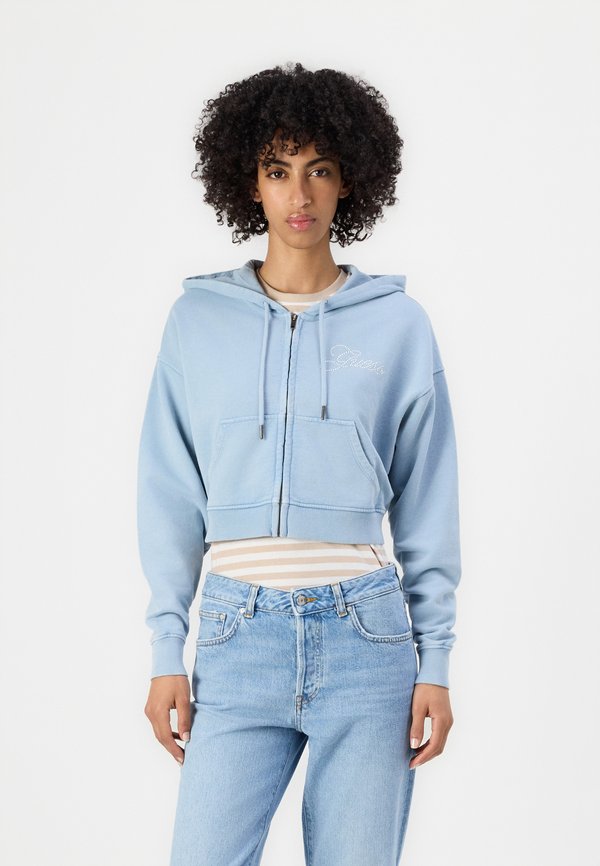 GO RHINESTONE CROP  - Zip-up sweatshirt