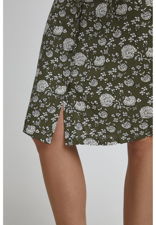 FRFALUA - A-line skirt - olive night mix4