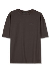 Pegador LOGO TEE - Basic póló - washed walnut brown black