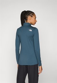 The North Face FLEX 1/4 ZIP TEE SLIM - Longsleeve - deep cypress