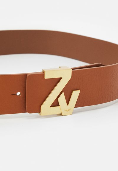 Zadig & Voltaire INITIALE 40MM BELT - Bælter - tan