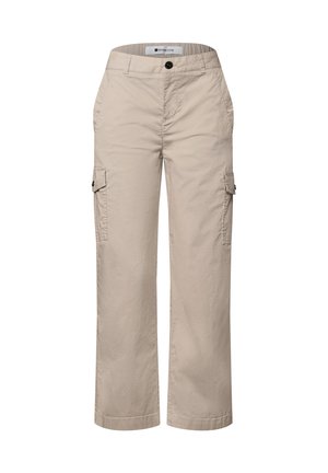 Street One, STRAIGHT LEG HOSE IM CARGO-LOOK - Pantalon cargo - clay sand