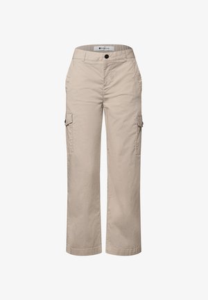 Street One, STRAIGHT LEG HOSE IM CARGO-LOOK - Pantalon cargo - clay sand