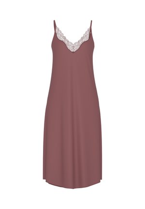 mey, MEY DAMEN NEGLIGÉ SERIE PURE SHINE LACE UNI - Chemise de nuit / Nuisette - java