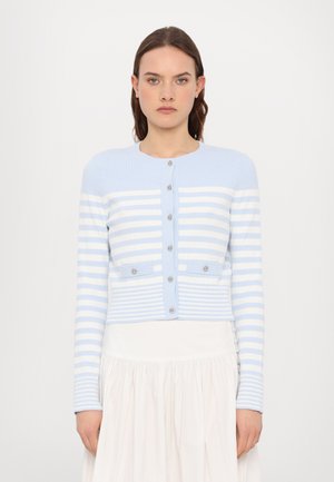 sandro CARDIGAN BOUCLETTE RAYE - Kofta - bleu ciel