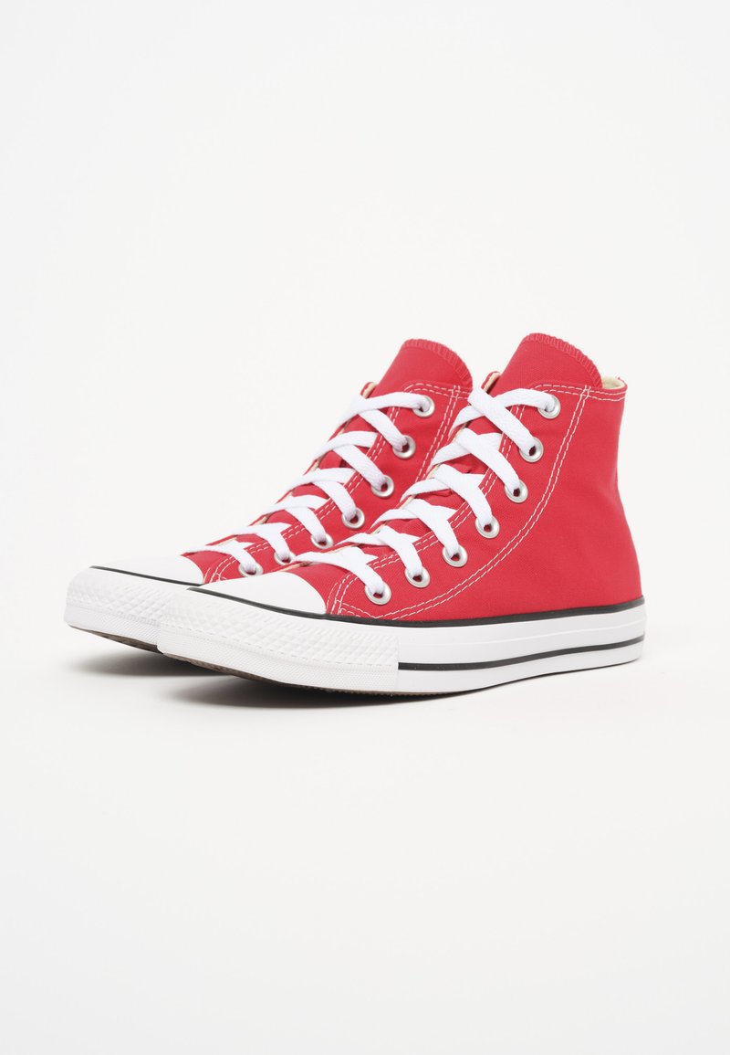 converse haute rouge solde