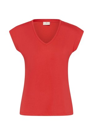 Kaffe, KALISE - T-shirt basic - poppy red