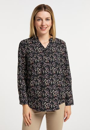 usha, Blouse - schwarz mehrfarbig