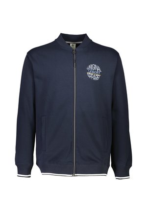 BASEBALL COLLAR - Sweater met rits - navy