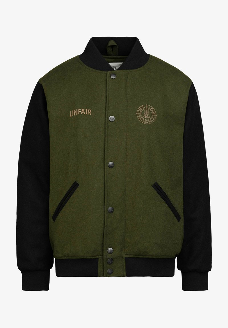 UNFAIR ATHLETICS COLLEGEJACKE TWO SIDE - Bomber Jacket - dark green