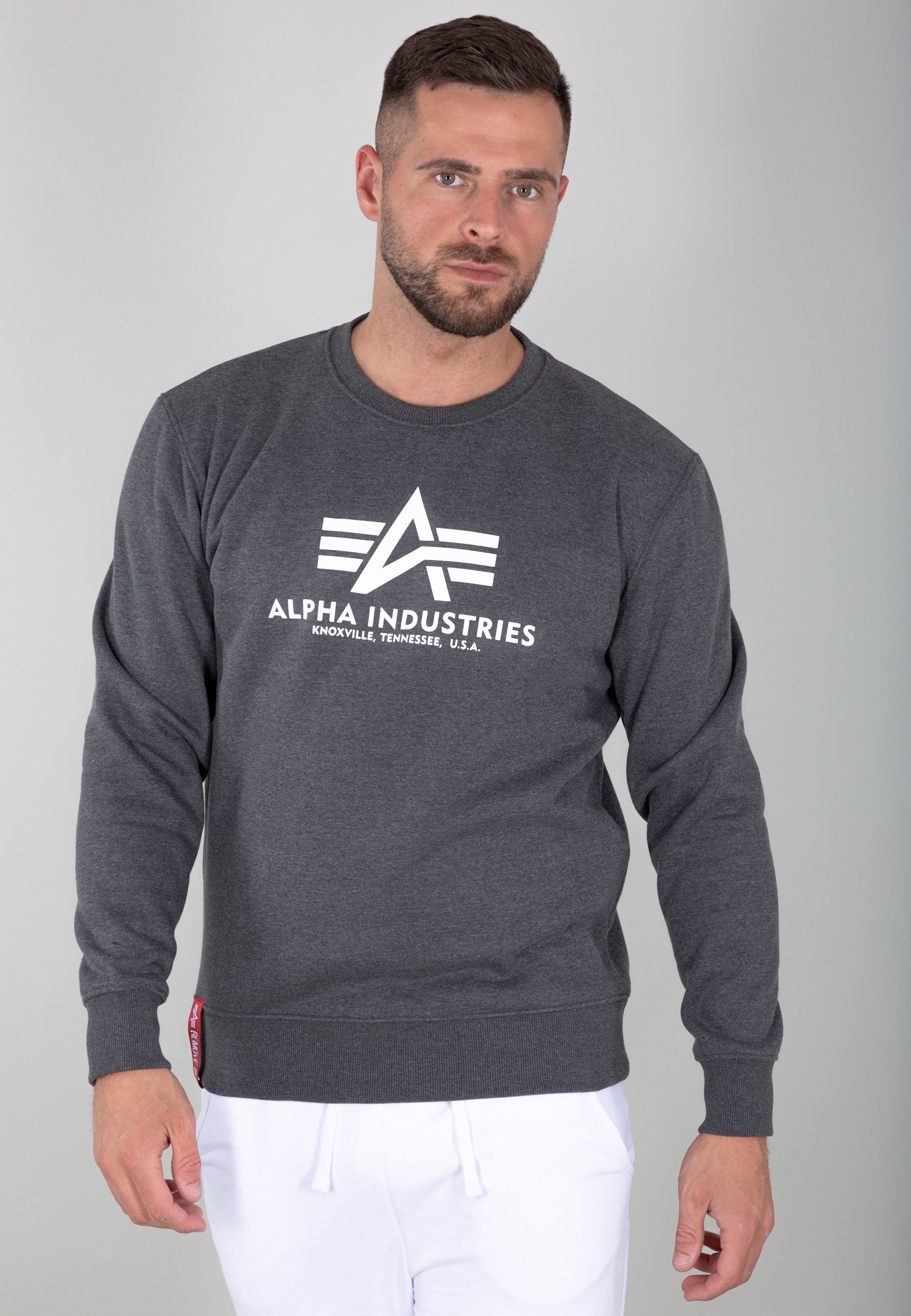 Comprar Alpha Industries Sudadera Hoodie Basic negro en ASMC