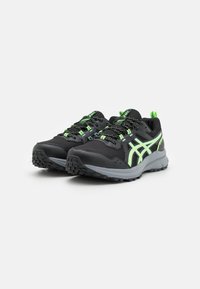 ASICS SCOUT 3 - Chaussures de running - black/illuminate green