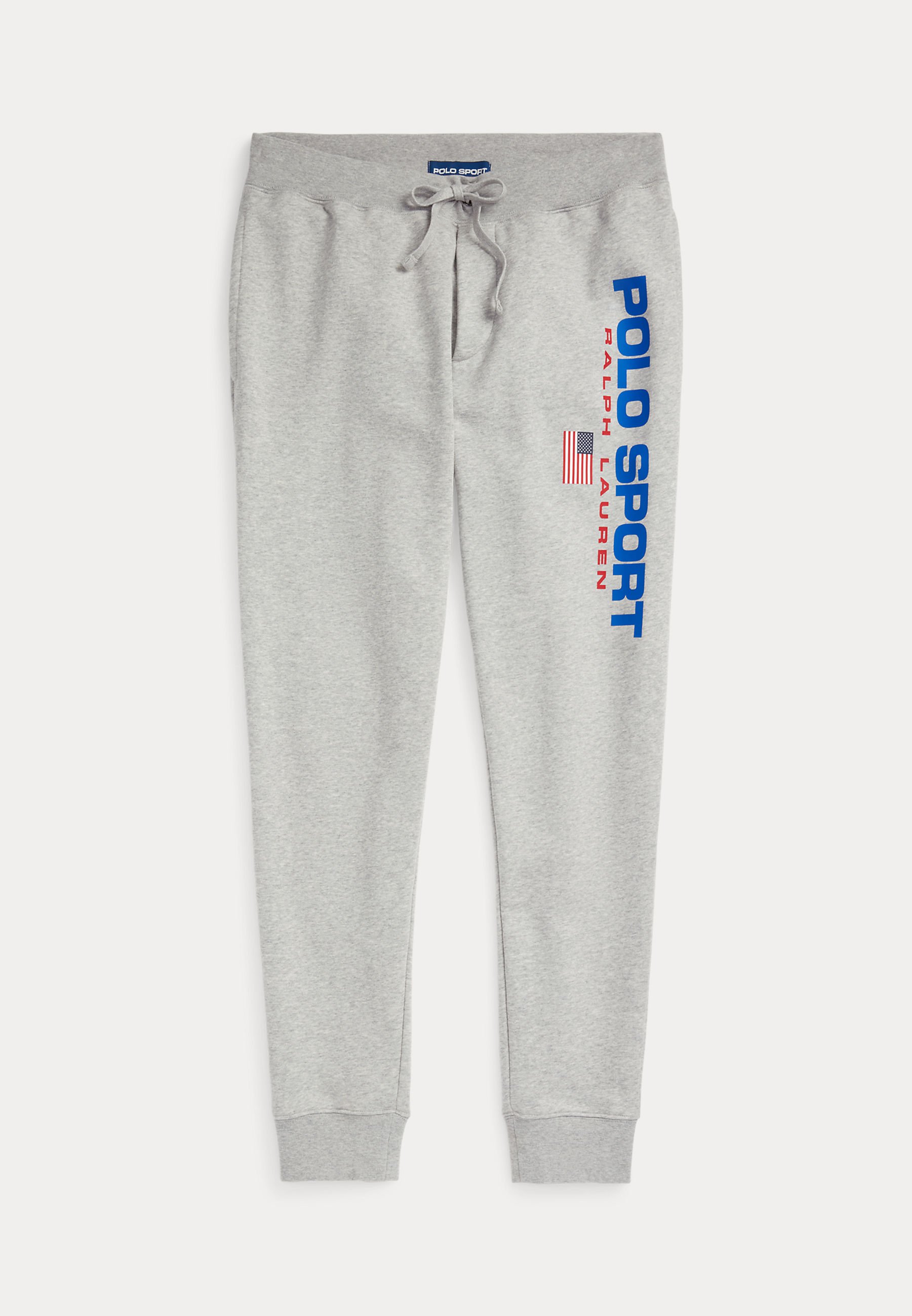 【送料&関税込】Polo Ralph Lauren Grey Cotton Joggers Ralph Lauren - Boys Grey Marl Cotton Joggers | Childrensalon