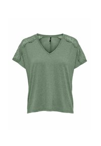 ONLY NORMAL GESCHNITTEN  - Camiseta estampada - hedge green