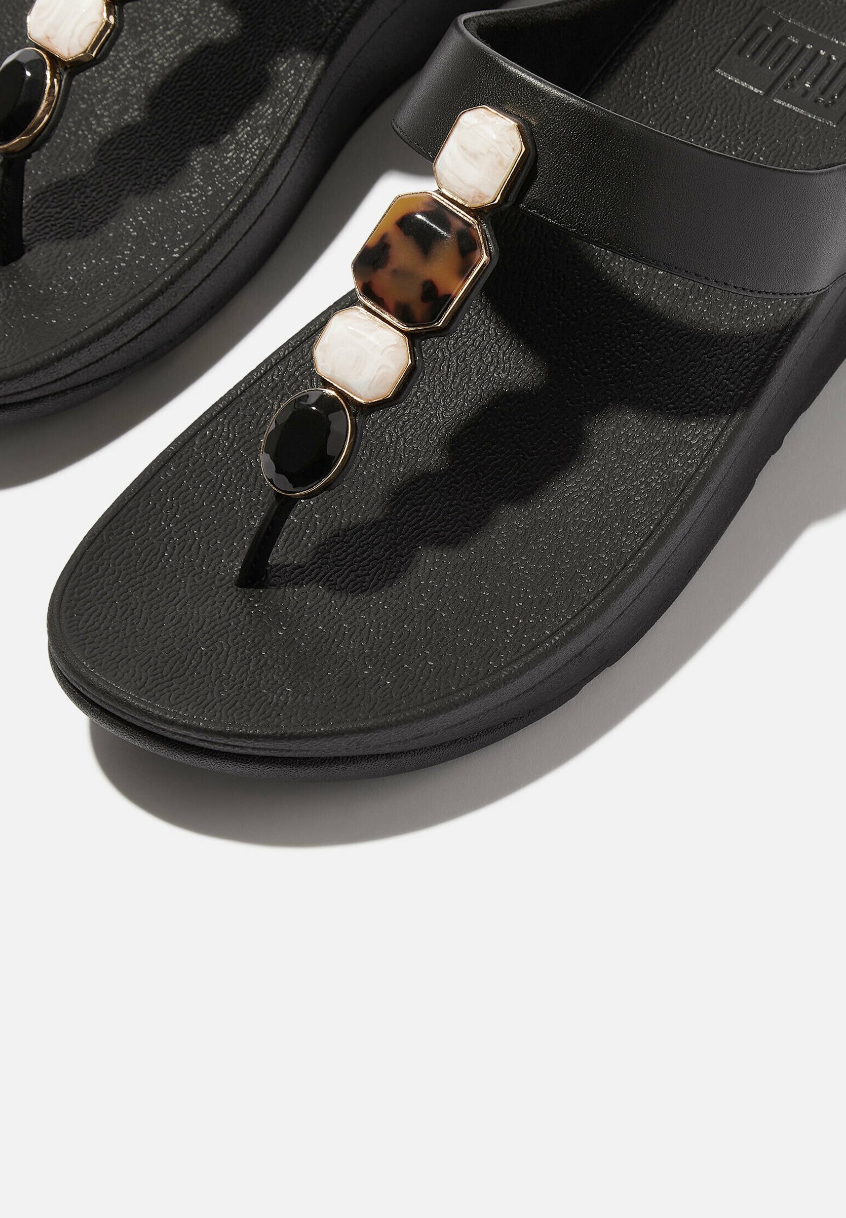 FitFlop Teensandalen - zwart - Zalando.nl