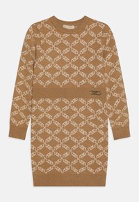 Michael Kors Kids DRESS - Stickad klänning - dark stone