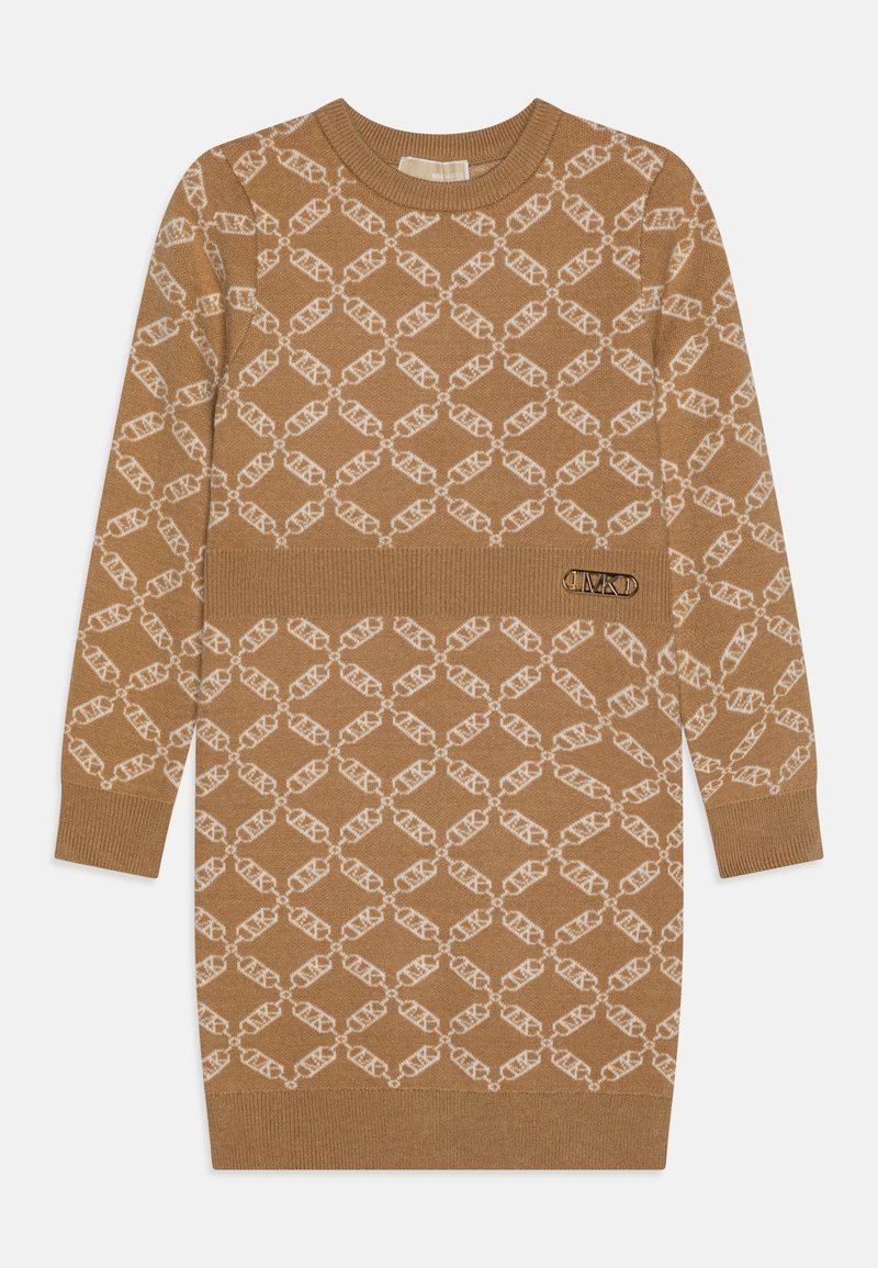 Michael Kors Kids DRESS - Stickad klänning - dark stone