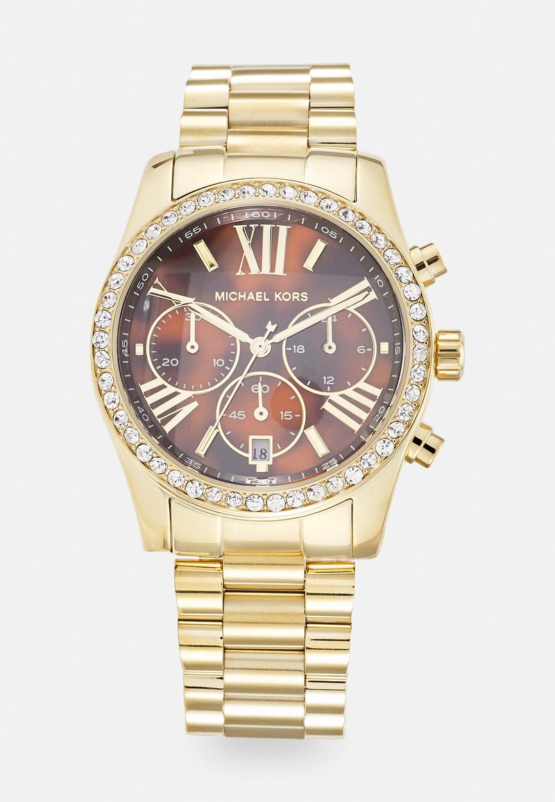 Michael Kors LEXINGTON - Chronograph watch - gold-coloured - Zalando.de