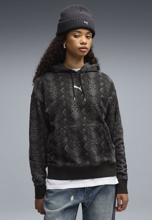 Puma, SNAKE PACK BEDRUCKTER HOODIE - Hættetrøje - black
