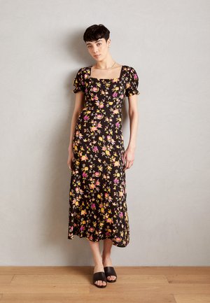 Kjole - black/multi-coloured
