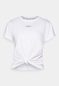 MINI STUD LOGO KNOT FRONT TEE - Majica kratkih rukava s printom - white