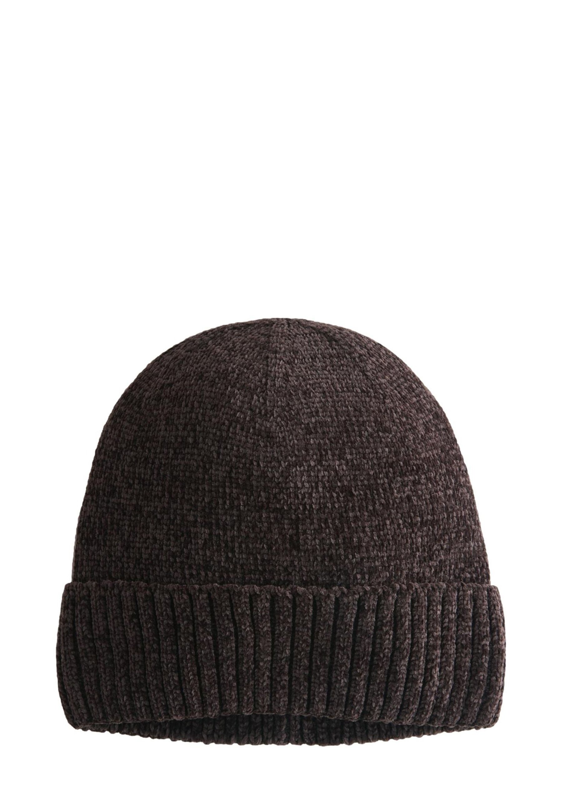 Next CHENILLE - Beanie - chocolate brown/brown - Zalando