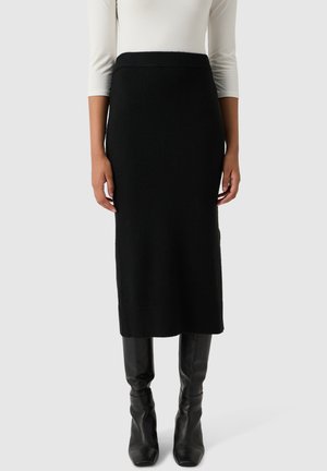 ALMAA - Pencil skirt - schwarz