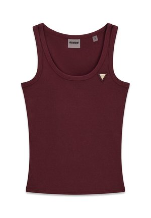 Guess, COLETTE RIB TANK - Top - g red noir