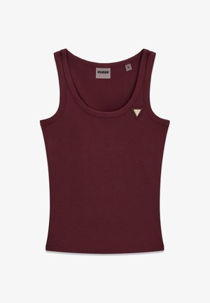 Guess, COLETTE RIB TANK - Top - g red noir