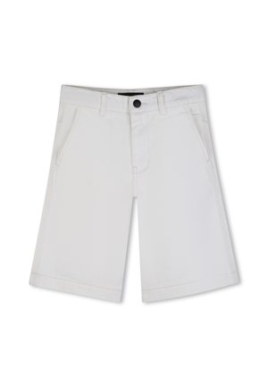 BERMUDA MET ZAKKEN - Jeansshort - milk