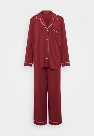 GISELE LONG PJ - Pyjama set - dark red