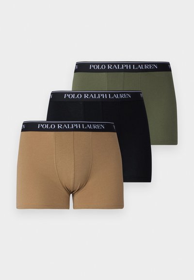 Polo Ralph Lauren TRUNK 3 PACK - Trumpikės - olive/khaki/black