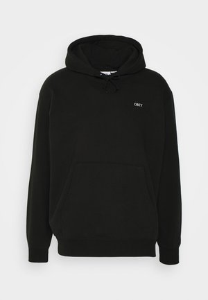 Obey Clothing TORN ICON HOOD - Huppari - black