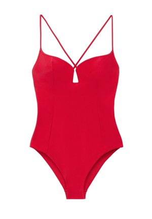 & OTHER STORIES, & OTHER STORIES TRIANGLE-CUT SWIMSUIT - Plavky - red