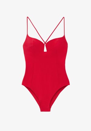 & OTHER STORIES, & OTHER STORIES TRIANGLE-CUT SWIMSUIT - Plavky - red