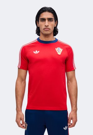 adidas Originals, CROATIA ORIGINALS T-SHIRT - Екипировка на национален отбор - better scarlet