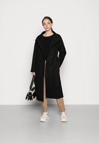 ONLY ONLEMMA HIGH NECK - Cappotto classico - black