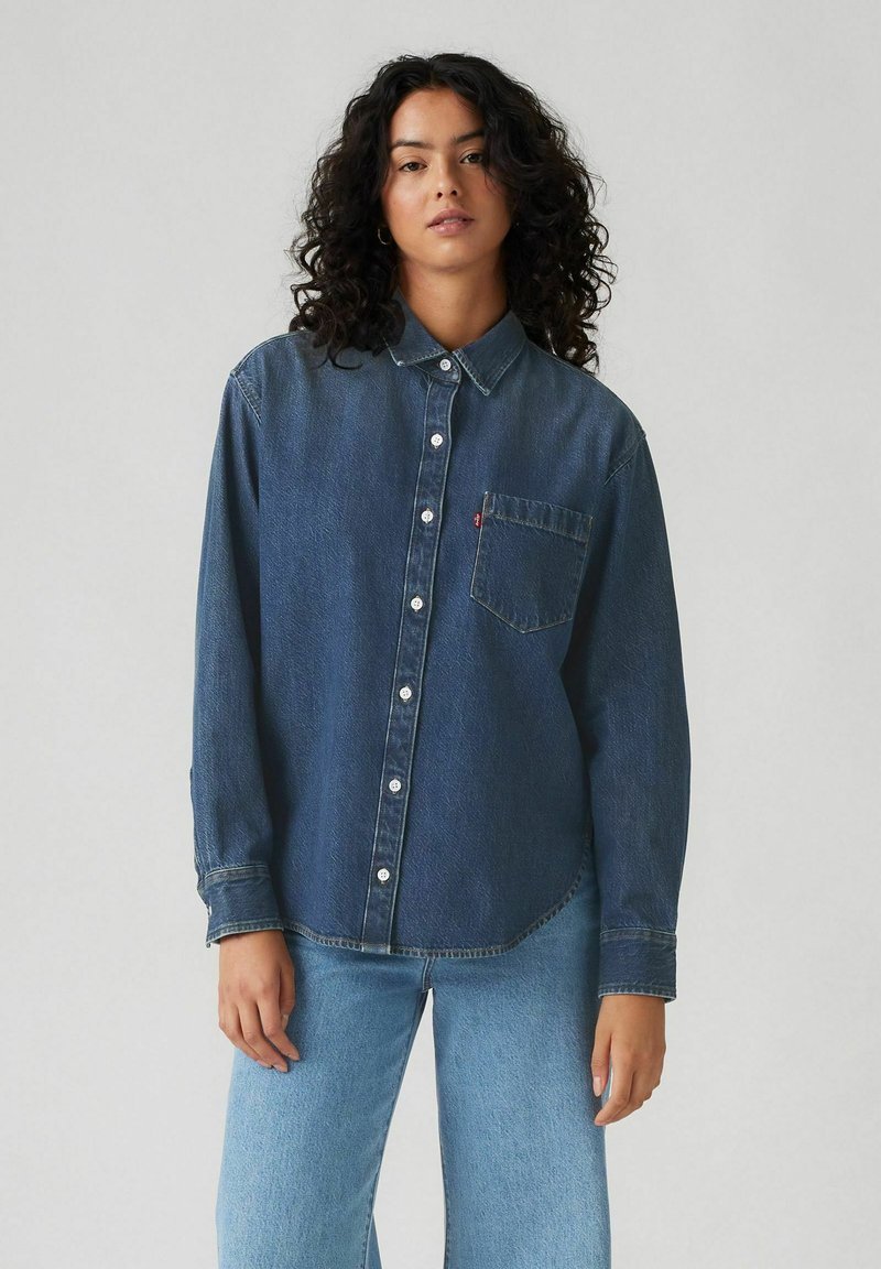 Levi's® - HARLIE BOYFRIEND - Hemdbluse - serenity blue, Vergrößern