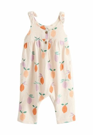 ROMPER-REGULAR FIT - Kombinezons - cream  white pear print