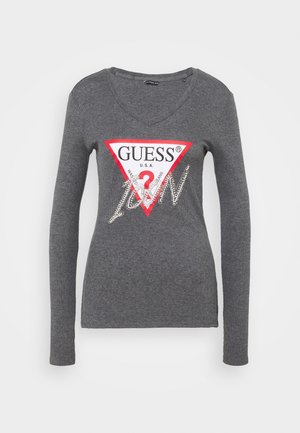 T-shirt à manches longues - mottled grey