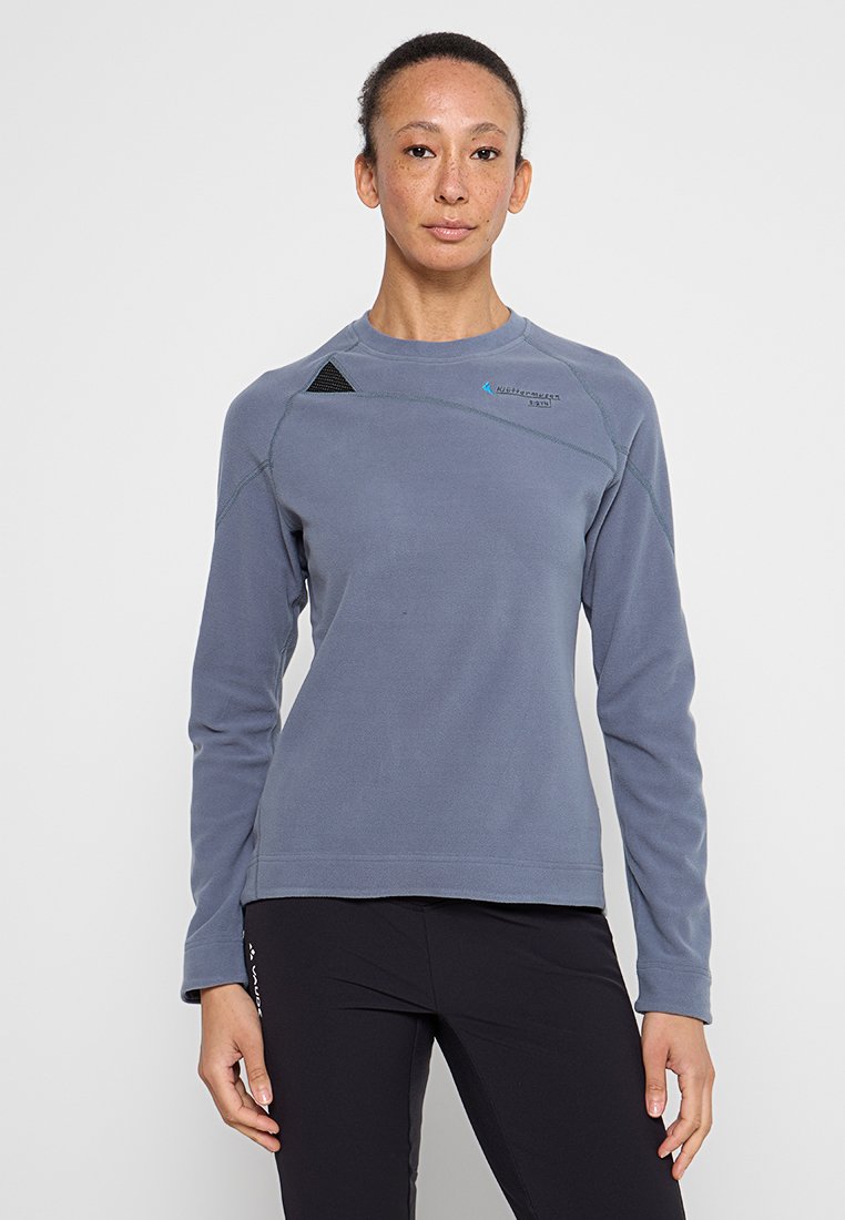 Klättermusen Fleece trui blauw Klättermusen Fleece trui blauw