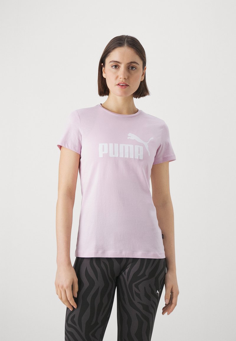 Puma - LOGO - T-shirt med print - grape mist, Förstora