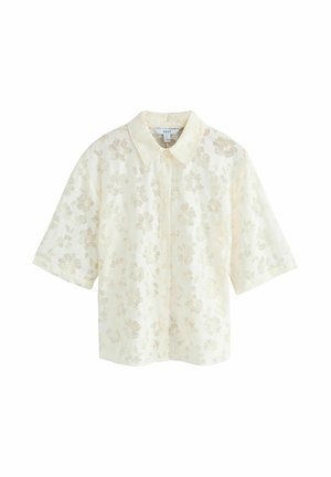 SHORT SLEEVE TIE BACK - Hemdbluse - ecru